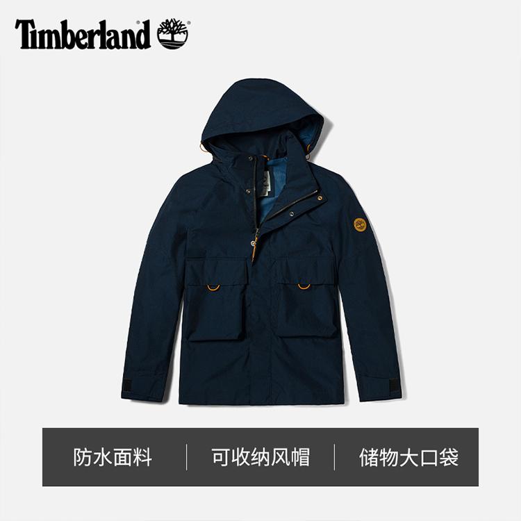 Timberland Jachete impermeabile Bărbați Safir Închis Cu glugă Moderate A24YY-433