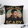 Dean Winchester Supernatural That Was Scary Pillowcase Printed Cushion Cover Decorations Throw Pillow Case Cover Home Zipper