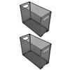2pcs Mesh File Holder Foldable Metal Mesh File Organizer for Letters Legal Documents Folders Office