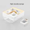 Clear 86 Type Outdoor Socket Waterproof Box Plastic Electrical Outlet Cover Splashproof Box Self-Adhesive Socket Case