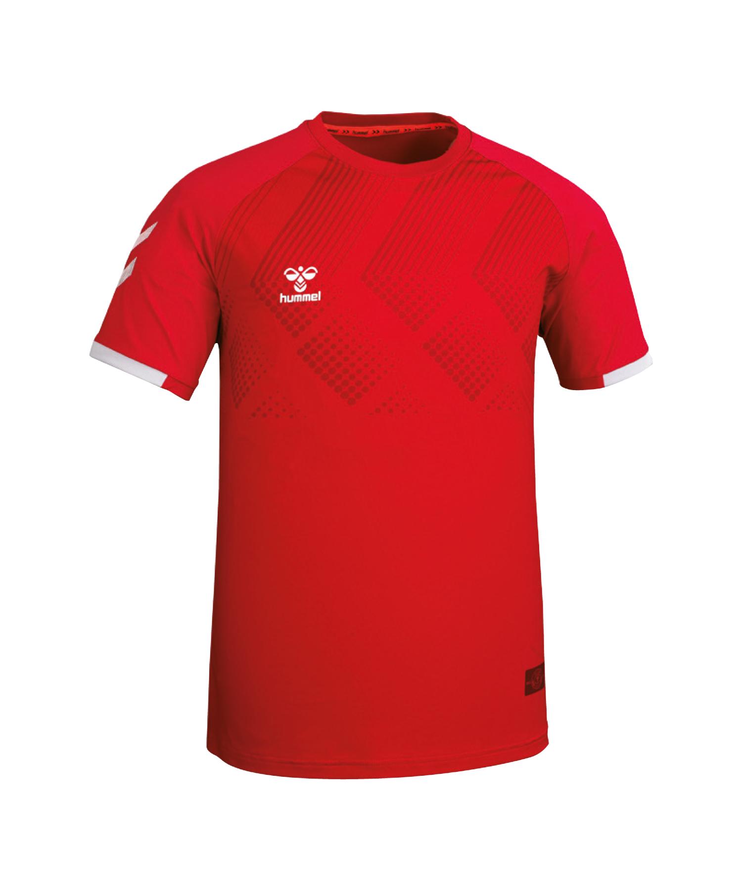 Hummel Functional Short Sleeve T-Shirt - Red (Hm-761) 3Xl