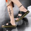 Fashion Men's Slippers Summer New Sandals  Light Adult Thick-soled Beach Shoes Men Non-slip Open-toe Sandals for Outdoor Male