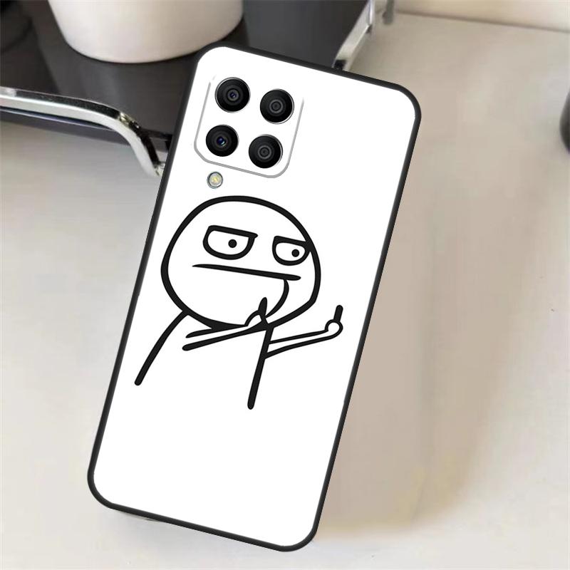 Funny Middle Finger Memes Case For Samsung Galaxy M16 M36 M56 M33 M53 M13 M12 M32 M52 M20 M15 M55 M31 M14 M35 M34 M54