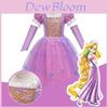 Elegant Sofia Dress With Ruffle Sleeves For Girls Perfect For Halloween Or Birthday Parties