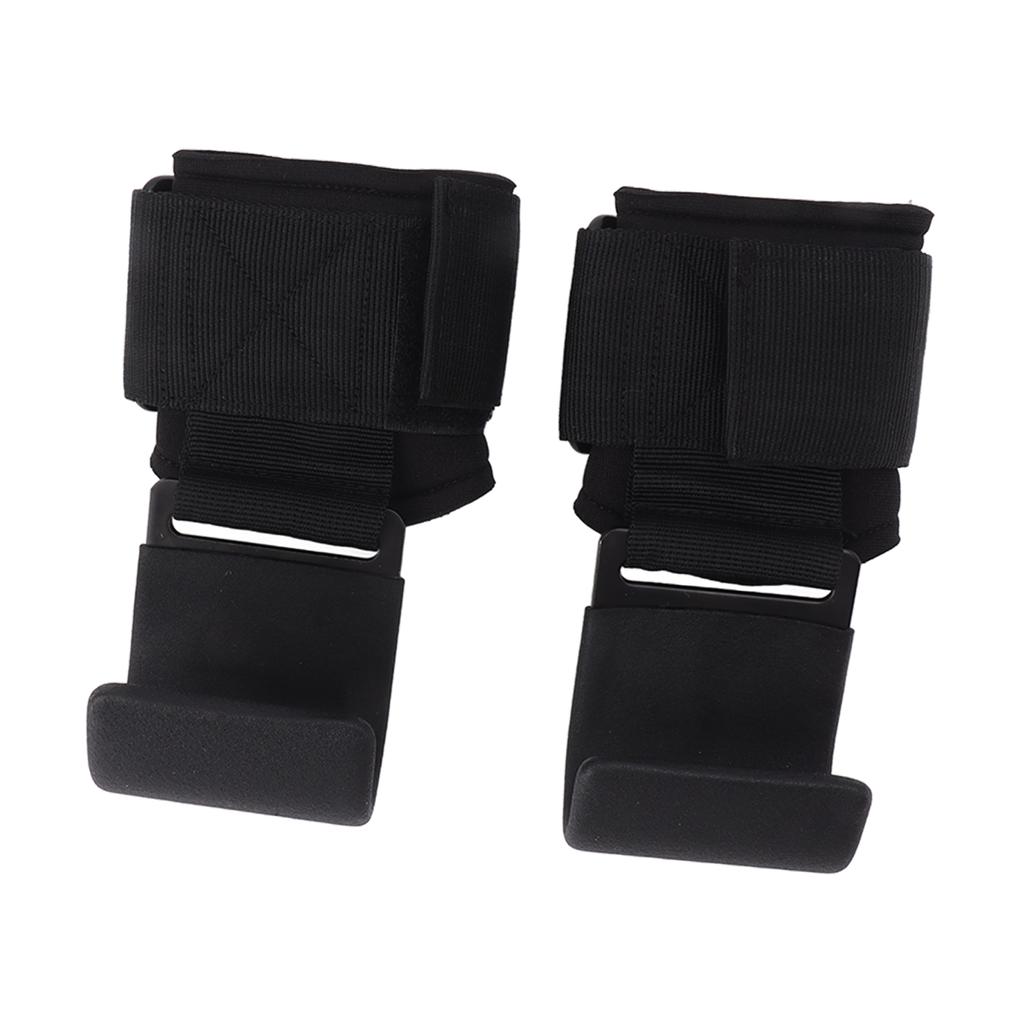 Weight Lifting Hook 2PCS Thicken Pads Non Slip Heavy Duty Lifting Wrist Straps for Men Women Adult