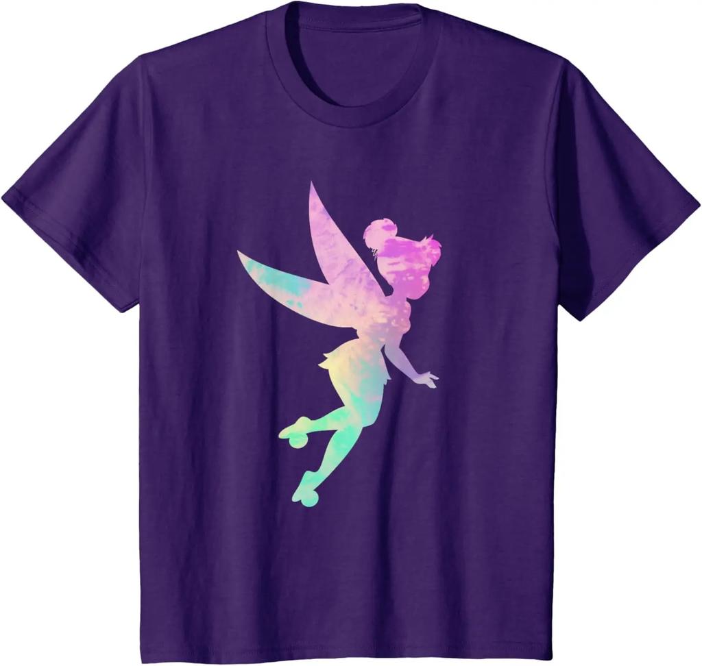 Hot Fashion Disney Peter Pan Tinker Bell Tie Dye 90s T-Shirt S-4XL Four Seasons Gift