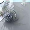 Pearl Cheongsam Hat Hair Ornament: Retro Shanghai Socialite & Bride Accessory