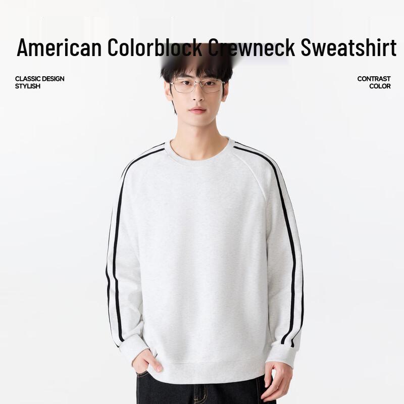 MINISO Unisex Heavyweight Crewneck Sweatshirt and Casual Pants Set