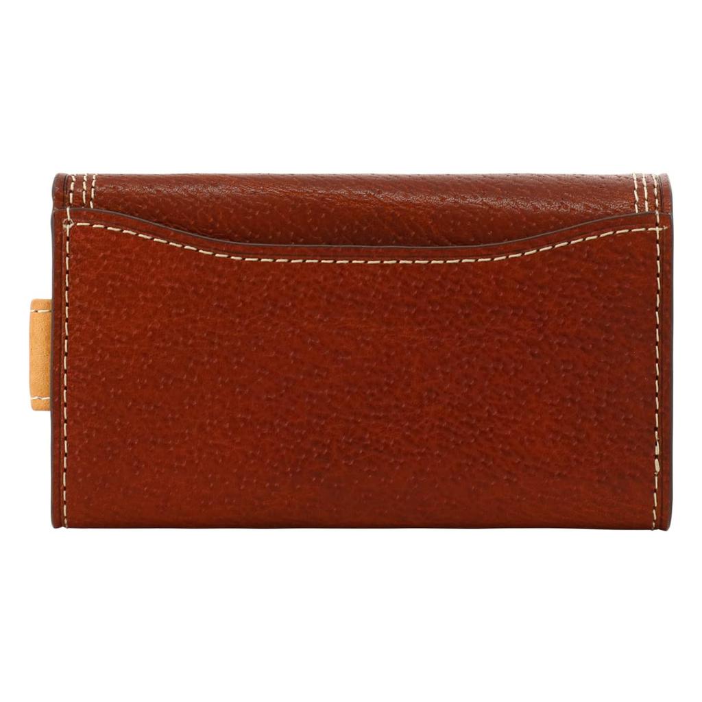 Key Case 5 Rows Genuine Leather Italian Leather 734603 Ternary Key Ring Cowhide Black [Takeokikuchi] Men's [01]