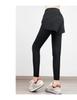 Women's High-Waist Yoga Pants - Autumn/Winter Quick-Dry 2-in-1 Design for Fitness and Morning Run