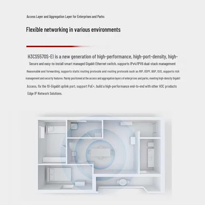 H3C S5570S-54S-EI Gigabit Layer 3 Aggregation Switch