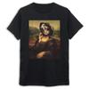 Marla Singer As Mona Lisa Art TShirt Summer Unisexs and Womens Loose and Breathable Tshirt Top