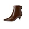Pointed Martin Boots Short Knight Boots Mid Heel 32-48 Boots And Ankle Boots