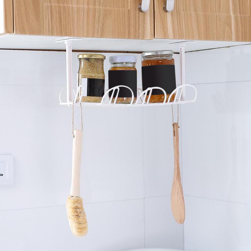 32cm Under Desk Cable Organizer Tray Wire Management Holder Basket Plastic Under Table Power Strip Holder Basket Adhesive