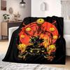 DRAGON BALL Z Logo Print Blanket Warm Comfortable Flannel Blanket Suitable for Bedrooms,Sofas, Beds,Chairs,Travel -QIAO34
