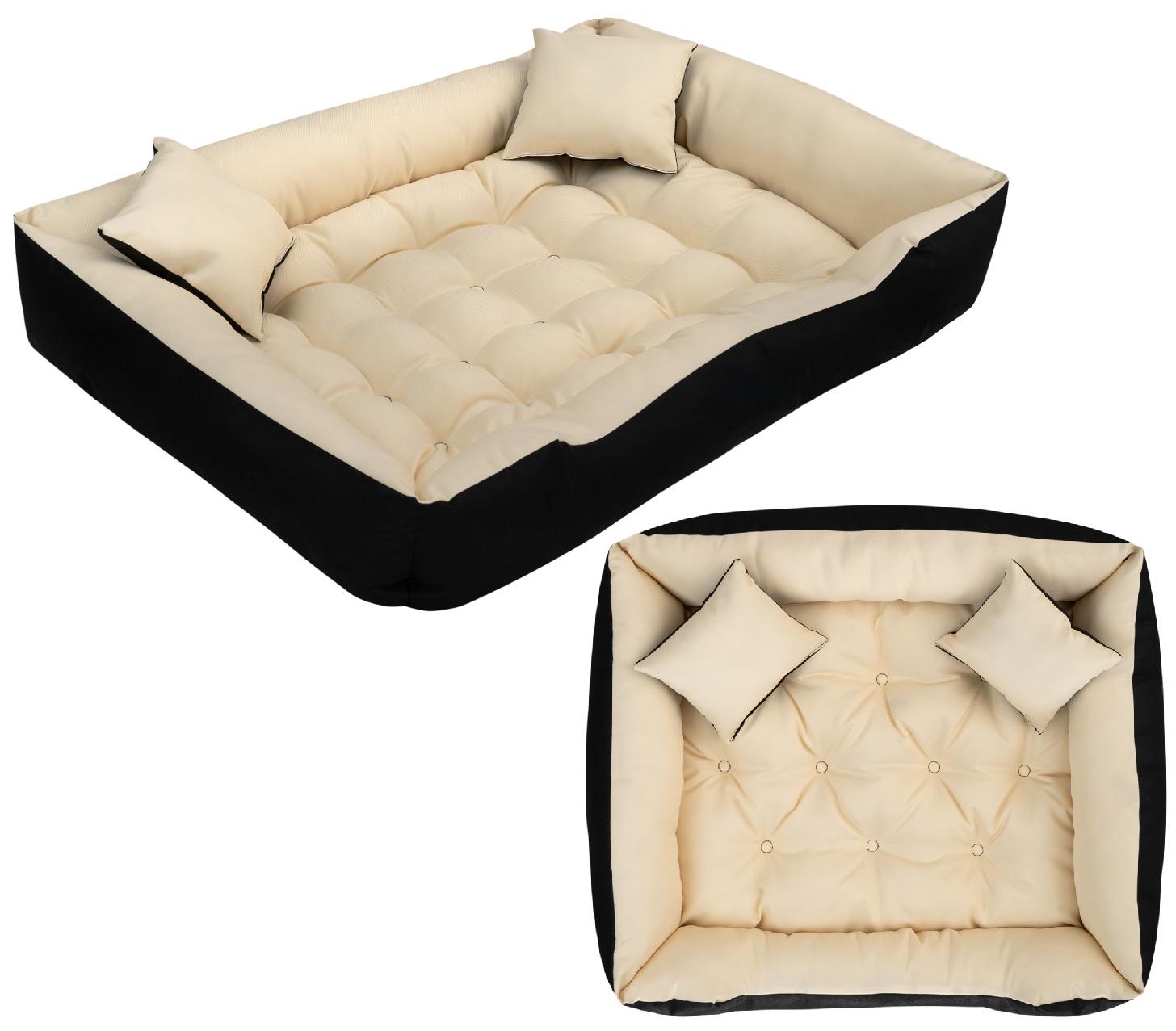 Super Merchant Ecco Hondenbed 145x115 Cm Waterdicht Beige