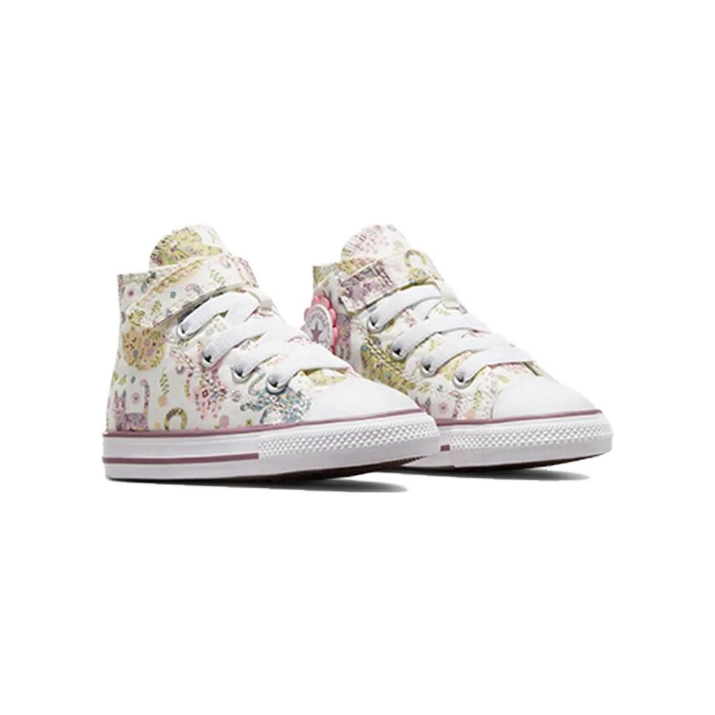 Converse All Star 1V Lightweight And Breathable High top Toddler Shoes White Infant And Toddler A05235C