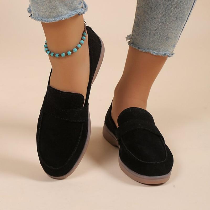 Fashion Women Work Shoes Comfortable for Work Autumn Fashion Women Casual Flat Shoes Plus Size 35-43 Non-slip Platform Zapatos De Mujer
