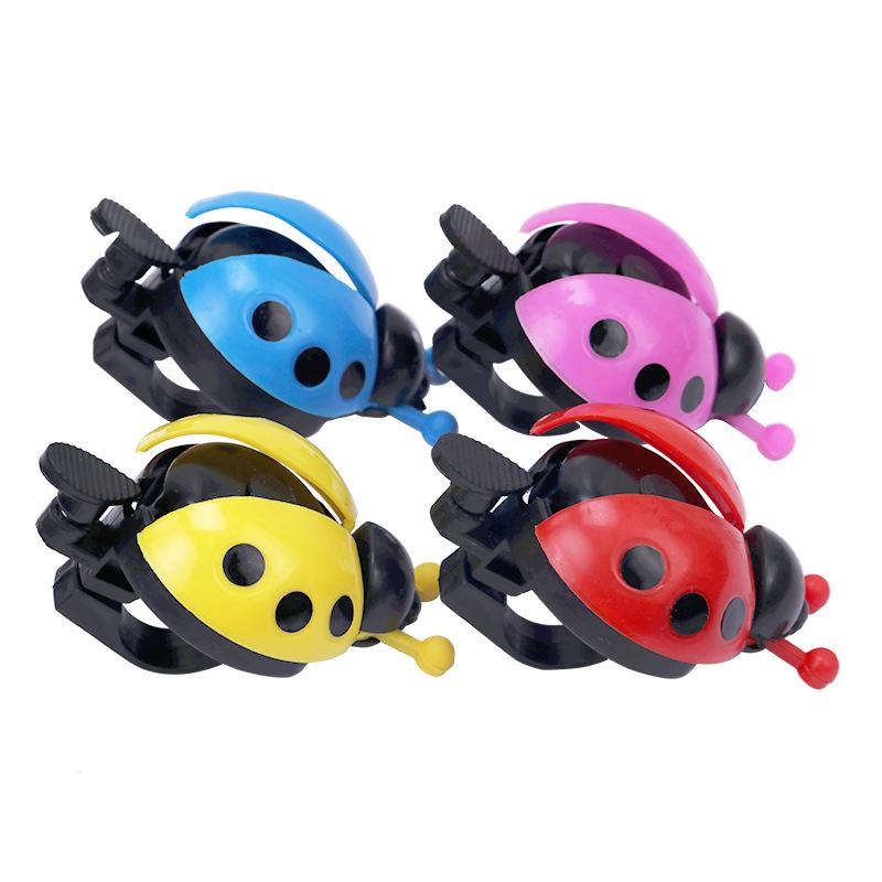 1PC Bicycle Small Bell Cartoon Beetle Ladybug Cycling Bells For Lovely Kids Bike Ride Mini Bell Alarm Bicycle Accessories
