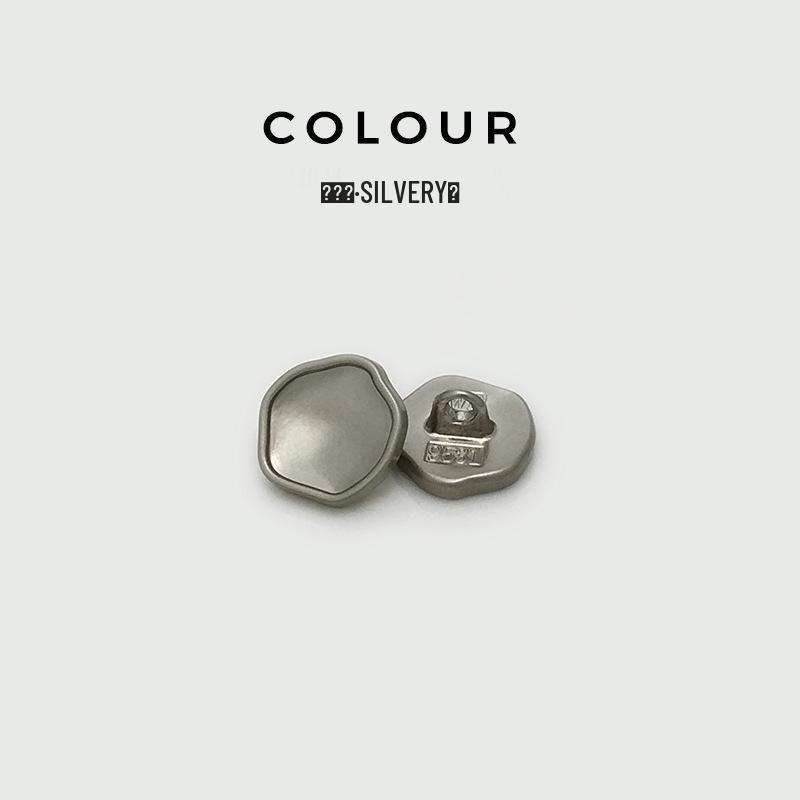 Irregular Metal Shirt Buttons: Asymmetrical Rhinestone-Decorated Buttons for Men's and Women's Cardigans and Sweaters