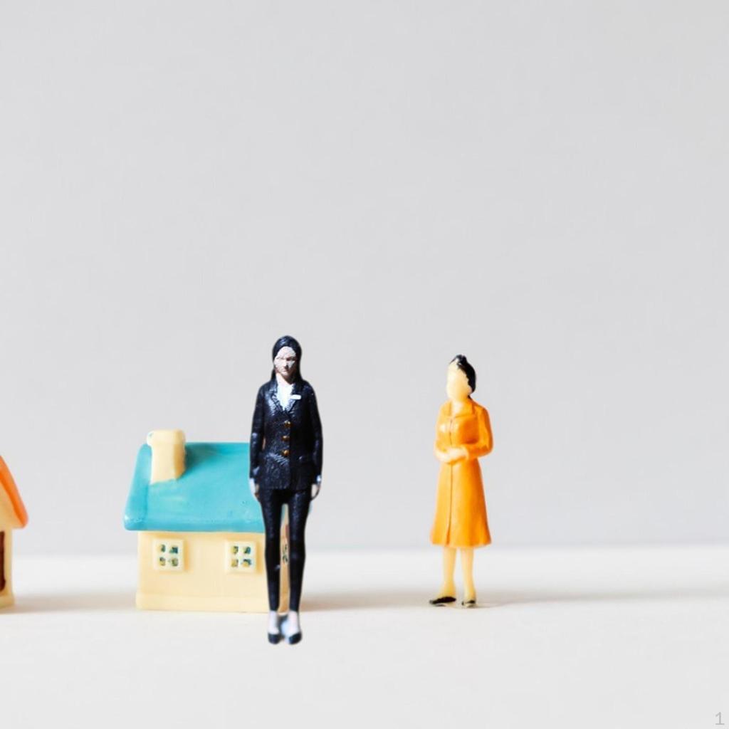 1/64 Scale Miniature Figure Diorama Accessory Women Model for Decoration