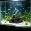 Unique Fish Tanks Castles Decoration Resins Sculpture Safe Fish Tanks Castles Cave Shelter House Plant Accessories