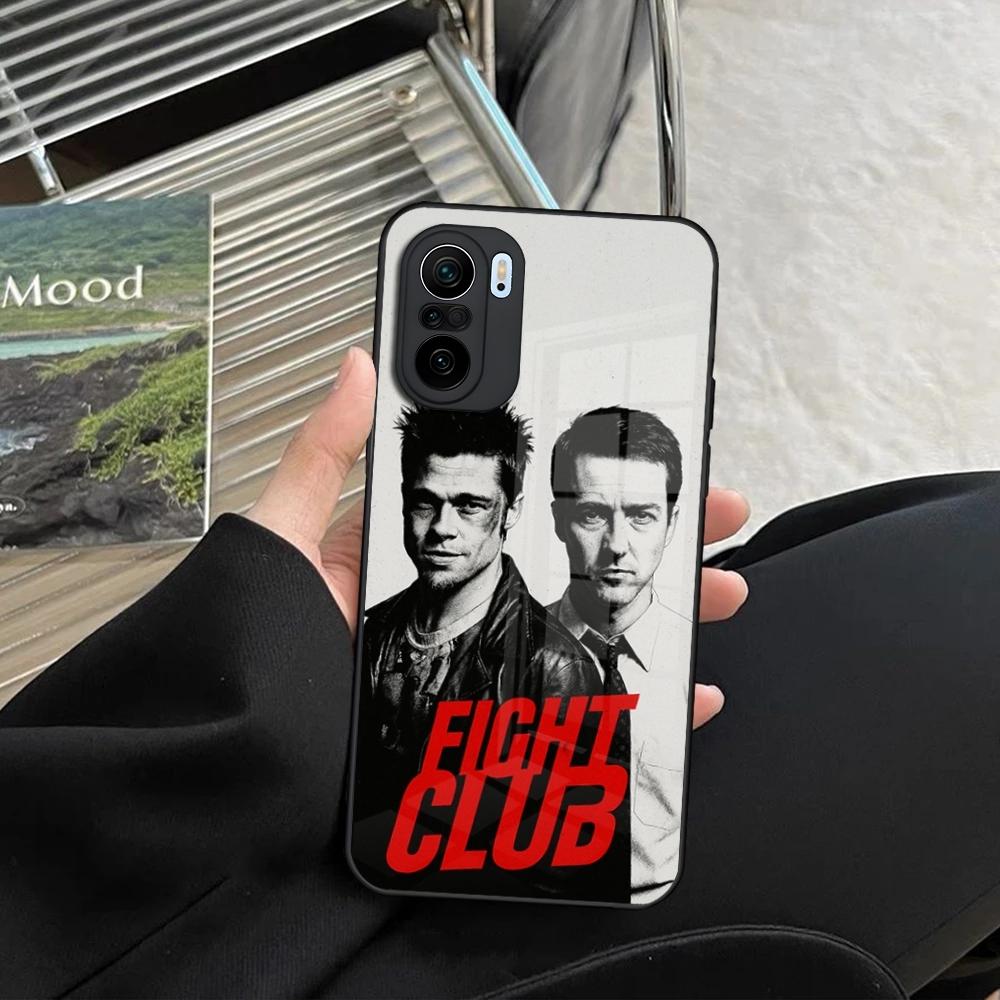 Fight Club Movie Phone Case for Xiaomi Redmi Note 14 13 12 11 Ultra Pro Lite 5G toughened glass Cover