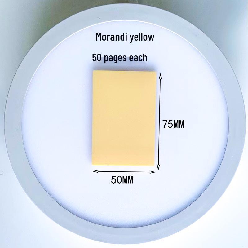 Transparent PET Morandi Sticky Notes for Students