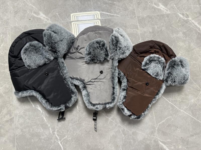 Unisex Cross-Border Lei Feng Hat: Plus Velvet, Thickened, Windproof, Warm for Outdoor Activities, Skiing, Cycling, Ear Protection.