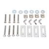 4 Pcs T Track Mini Hold Down Clamp M6 Nut Zinc Aluminum Alloy T Track Clamp for 3018 Series CNC Rout