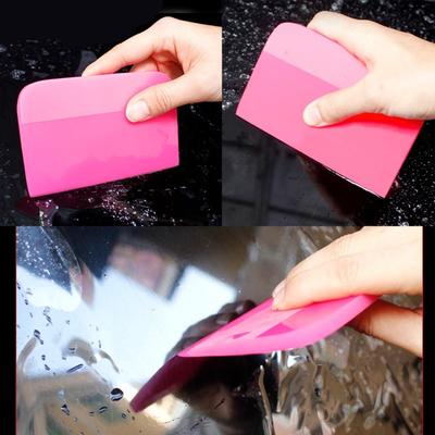 Pink Glass Wrap Tools TPU Car Squeegee Vinyl Spatula Coating Scraper