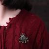 Crystal Frog Brooches for Women Green Color Animal Brooch Pin Luxury Vintage Jewelry Coat Accessories