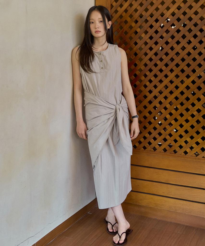 Wednesday Oasis For Woman Pure Henry Wrap Dress_Beige(Wb6Op02)