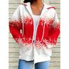 Women's 3D Zipper Hoodie