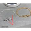 High-quality Horseshoe Buckle 8-character Smooth Half-diamond Full Diamond Bracelet for Couple Size, Diamond-encrusted Bracelet for Women