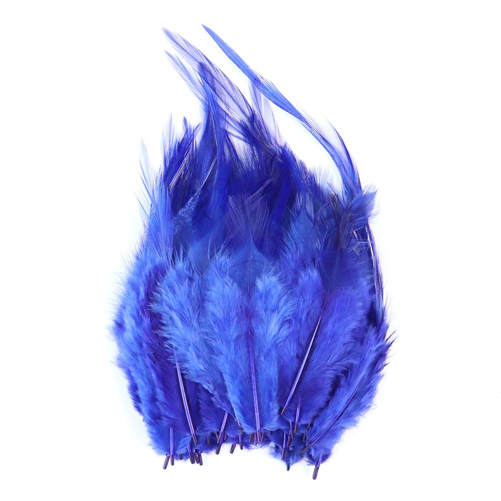 10-15cm Purple Chicken feather Natural Rooster feathers Fly-tying Material Cock Plumas for craft Dream Catcher Jewelry Decor