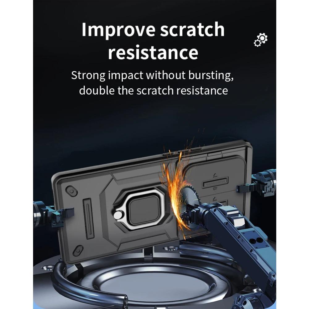 Husă armură pentru Honor Magic 6 Lite X9b Magic 5 Lite X9a Husă de protecție Suport magnetic Inel Husă de protecție completă pentru afaceri