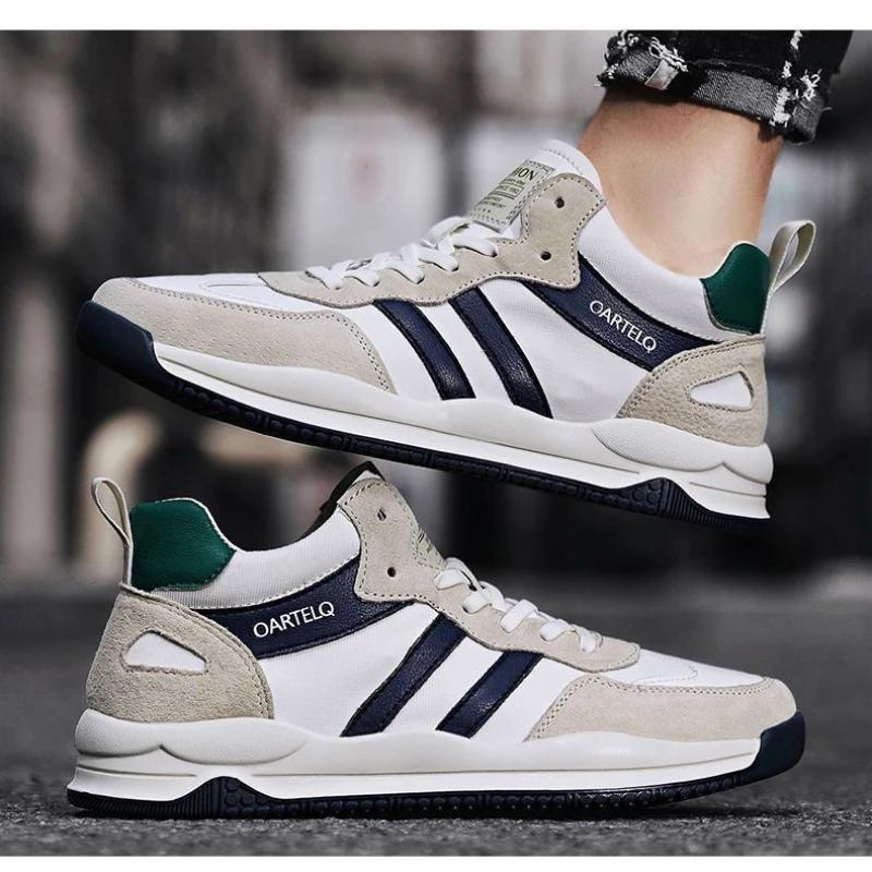 Mode Herren Freizeitschuhe Neue Herrenschuhe 2024 Heiß Outdoor Komfort Herren Sneaker Zapatos Para Hombres Schnürschuhe Fahrschuhe für Herren