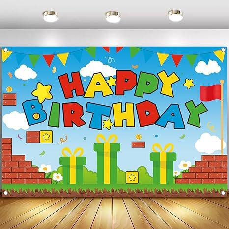 Birthday Party Background Event Decorative Banner Background Indoor and Outdoor Photography Photography Background