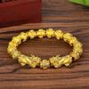 Pixiu Gold Color Brave Troops Beads Jewelry Accessories Chinese Style Bead DIY Making Accessories