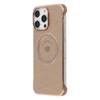 KIGC For iPhone 16 Pro Max Magnetic Case Electroplating PC+PU Phone Back Cover