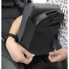 Car Armrest Mat Center Console Arm Rest Protection Cushion Wave Embroider PU Leather Auto Armrests Storage Box Cover Pad