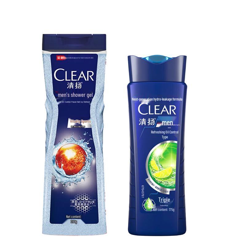 Clear Balance Oil Control Shower Gel & Anti-Dandruff Shampoo Duo
