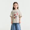 Girls' Summer Pure Cotton Cartoon T-Shirt