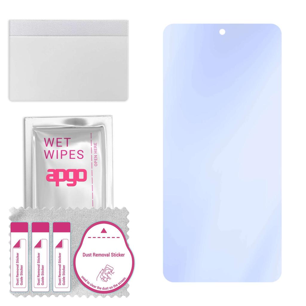 apgo Ultra-čiré 9H hybridní ochranné sklo kompatibilní s Vivo IQOO 9 India, flexibilní nano sklo, skvělá náhrada za tvrzené sklo, odolné proti poškrábání