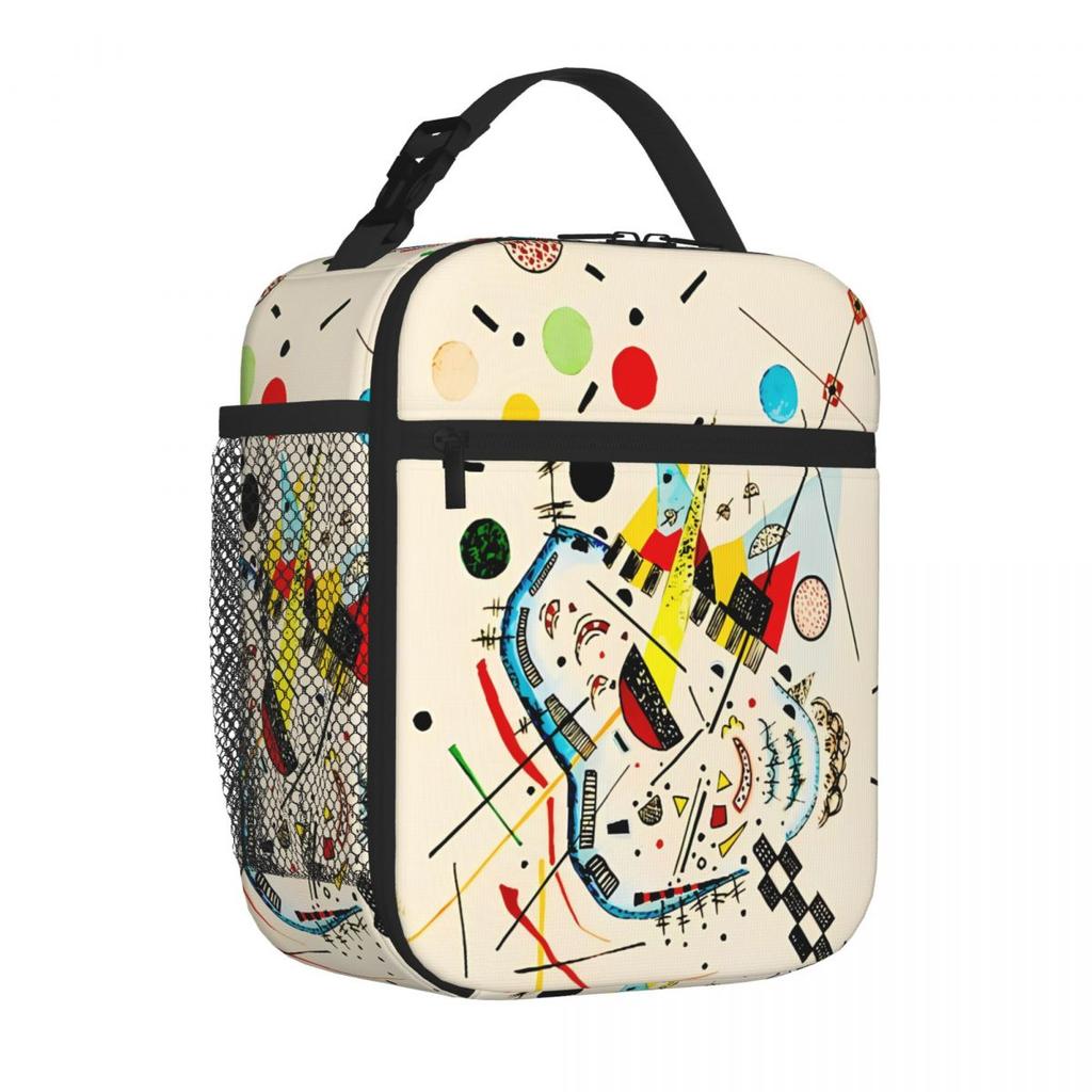 Bestselling Wassily Kandinsky An Die See Und An Die Sonne Urban Street Student Lunch Bag Kid Outdoor Class Kids Lunch Bag