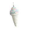 Sequins Ice Cream Pendant Christmas Hanging Ornament for Christmas Tree Wreath Tiered Tray Window Wrapping Decoration