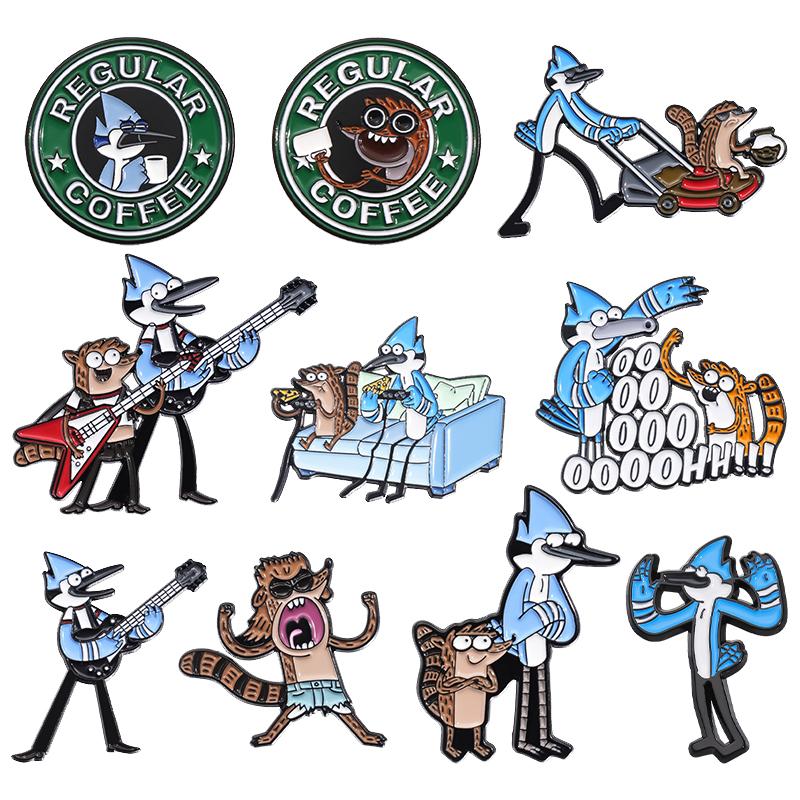 4-19pcs/set Cartoon Anime Characters Enamel Pins Custom Cute Little Monk Brooches Lapel Badges Funny Jewelry Gift for Friends