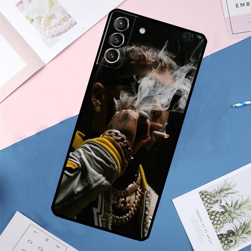 Anuel AA Case For Samsung Galaxy S24 Ultra S21 S22 S23 S25 Ultra S9 S10 Plus S20 FE S25 FE Back Cover