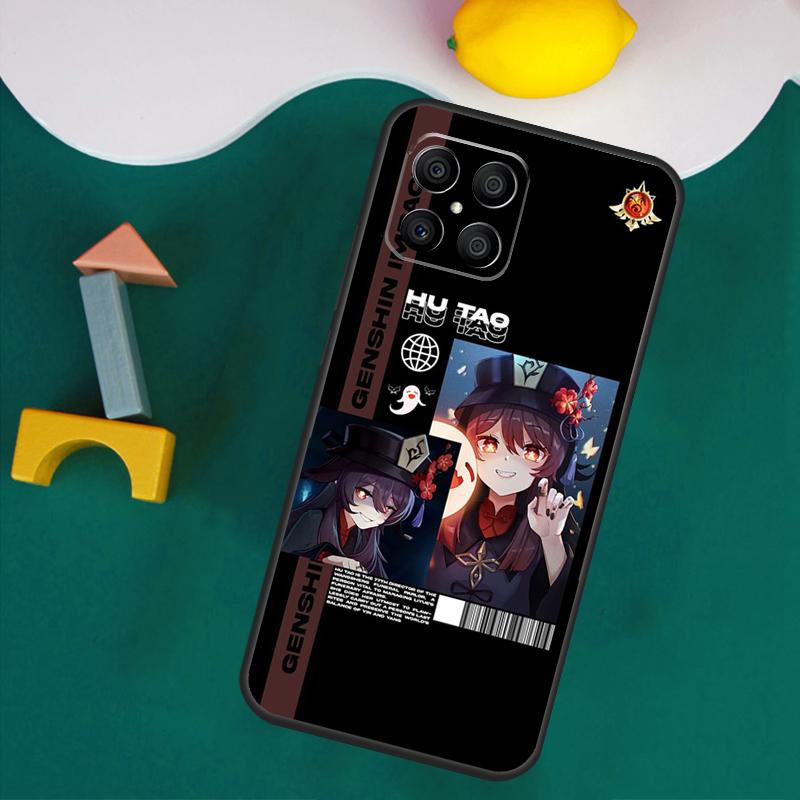 Genshin Impact Hu Tao Case For Honor 200 Lite 50 70 90 X9a X8a X8 X9 X8b X9c X9b Honor Magic 5 6 Pro 7 Lite Cover